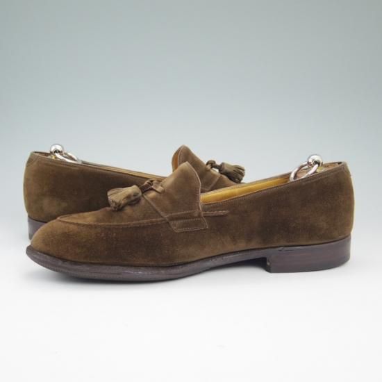 ★ジョンロブ 8EE【★4098ラスト/タッセルローファー/スエード】JOHN LOBB★a761