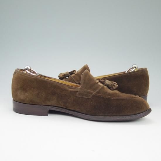 ★ジョンロブ 8EE【★4098ラスト/タッセルローファー/スエード】JOHN LOBB★a761