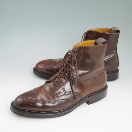 極美品★クロケット＆ジョーンズ UK9.5/US10E【★シガー コードバン/ラルフローレン別注/RalphLauren/ブーツ】Crockett＆Jones★a767
