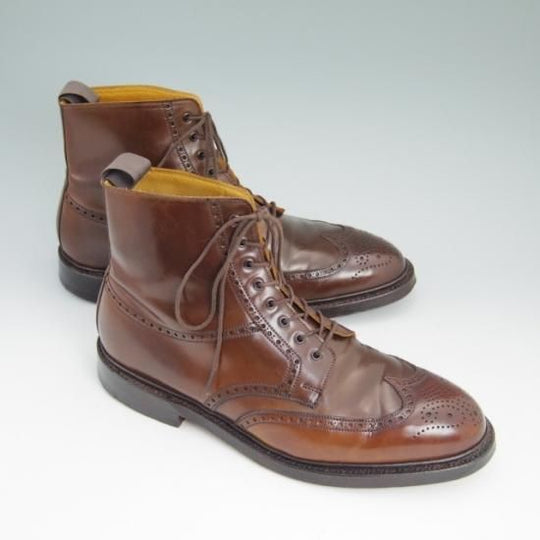 極美品★クロケット＆ジョーンズ UK9.5/US10E【★シガー コードバン/ラルフローレン別注/RalphLauren/ブーツ】Crockett＆Jones★a767