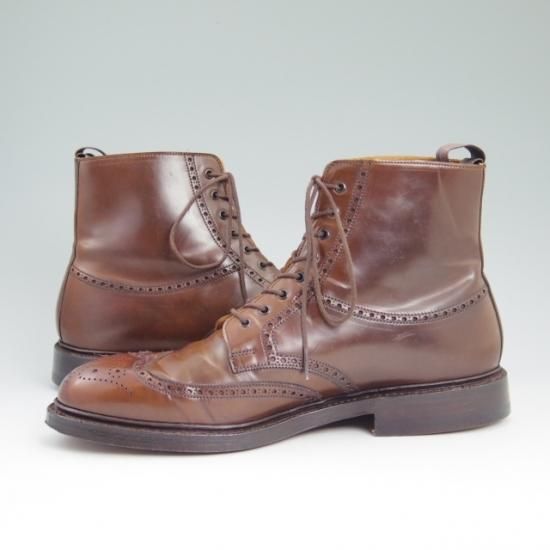 極美品★クロケット＆ジョーンズ UK9.5/US10E【★シガー コードバン/ラルフローレン別注/RalphLauren/ブーツ】Crockett＆Jones★a767
