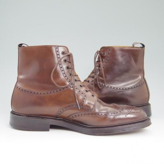 極美品★クロケット＆ジョーンズ UK9.5/US10E【★シガー コードバン/ラルフローレン別注/RalphLauren/ブーツ】Crockett＆Jones★a767