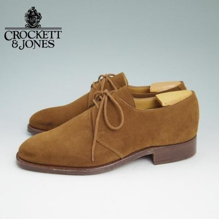 未使用★クロケット＆ジョーンズ 6E【★ロイドフットウェア別注/Jシリーズ/248ラスト/プレーントゥ/Lloyd Footwear】Crockett＆Jones★a770