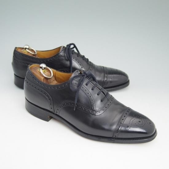 美品★チャーチ 75F/UK7.5【★73ラスト/DIPLOMAT/ディプロマット/セミブローグ/旧チャーチ】Church's★a771