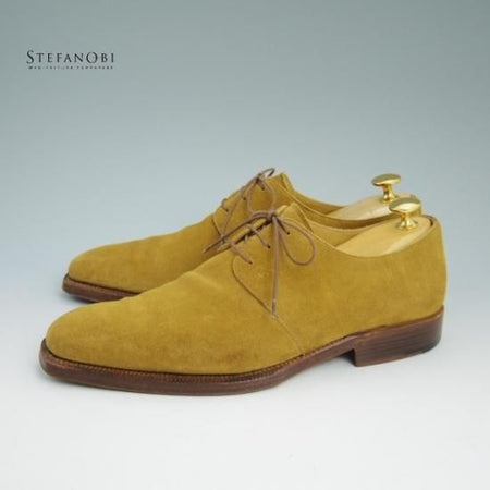 美品★ステファノビ SIZE 7【定10万程度★(東京/目白)チョークストリーム別注】Chlak Stream/プレーントゥ/スエード/STEFANOBI★a774