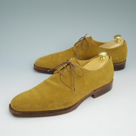 美品★ステファノビ SIZE 7【定10万程度★(東京/目白)チョークストリーム別注】Chlak Stream/プレーントゥ/スエード/STEFANOBI★a774