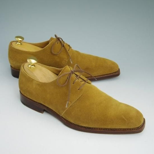 美品★ステファノビ SIZE 7【定10万程度★(東京/目白)チョークストリーム別注】Chlak Stream/プレーントゥ/スエード/STEFANOBI★a774