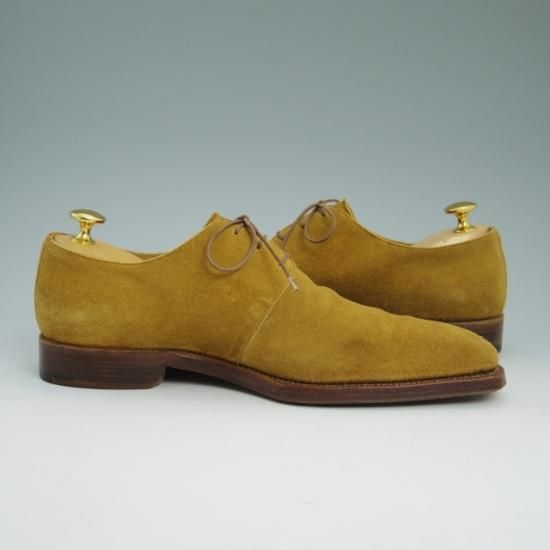 美品★ステファノビ SIZE 7【定10万程度★(東京/目白)チョークストリーム別注】Chlak Stream/プレーントゥ/スエード/STEFANOBI★a774