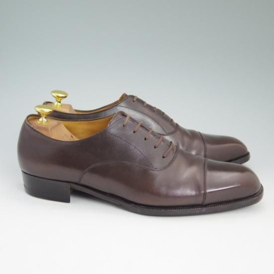 極上★コルノブルゥ UK9.5程度【定20万以上★高級ビスポーク】ストレートチップ/Corno blu★a777