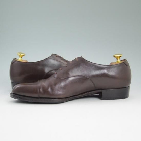 極上★コルノブルゥ UK9.5程度【定20万以上★高級ビスポーク】ストレートチップ/Corno blu★a777