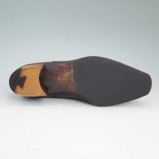 極上★コルノブルゥ UK9.5程度【定20万以上★高級ビスポーク】ストレートチップ/Corno blu★a777