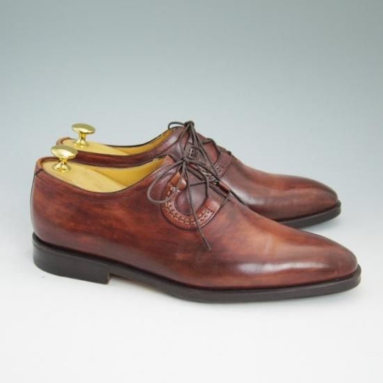 極美品★(伊)タニノクリスチー SIZE 6【★ギリーシューズ/プレーントゥ】TANINO CRISCI★a779