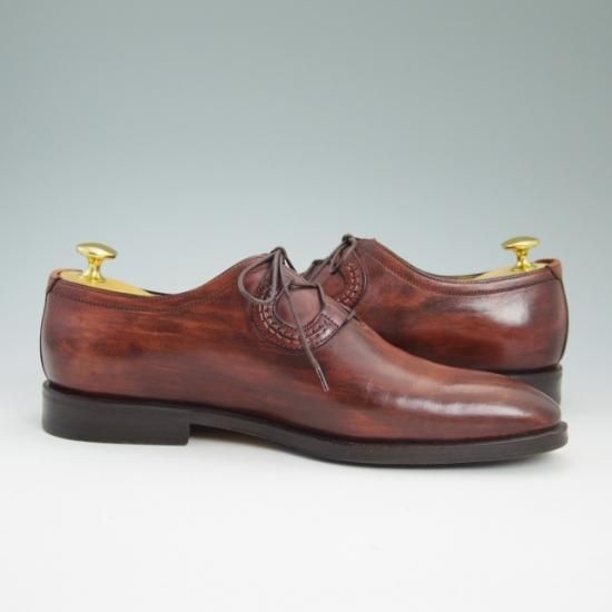 極美品★(伊)タニノクリスチー SIZE 6【★ギリーシューズ/プレーントゥ】TANINO CRISCI★a779