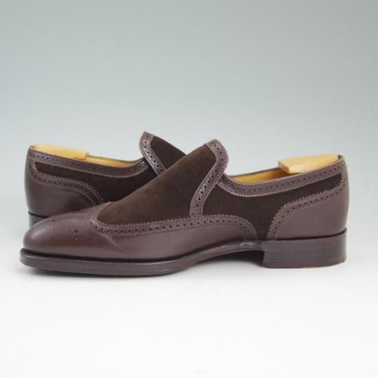 極美品★アルフレッド サージェント US7D/UK6.5【★ブルックスブラザーズ別注/BROOKS BROTHERS】スエード×カーフ/Alfred Sargent★a783