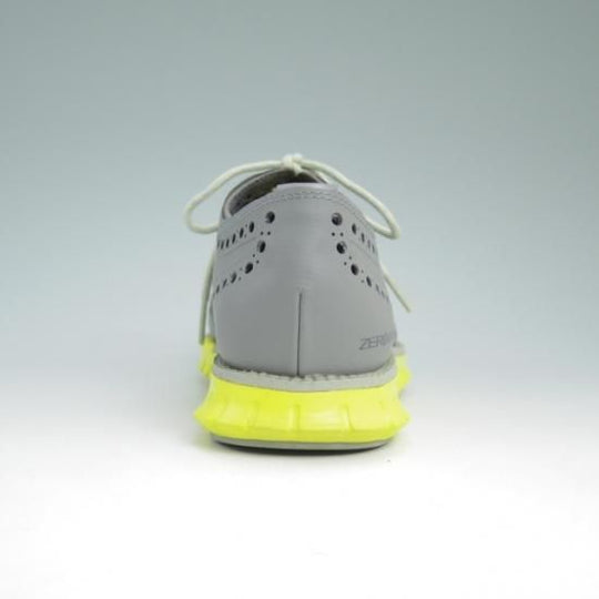 ほぼ試着程度★コールハーン SIZE 7.5【★ZERO GRAND/ゼログランド】グレー×イエロー/COLE HAAN★a784