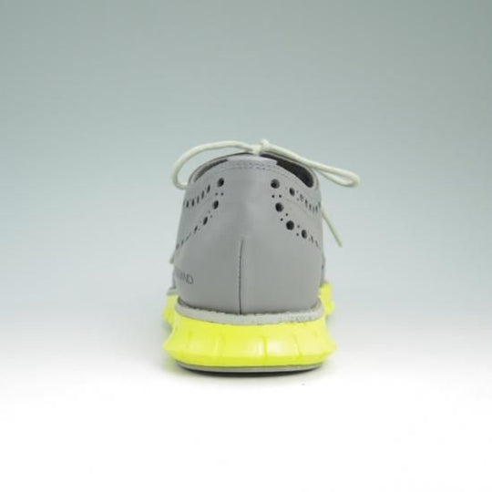 ほぼ試着程度★コールハーン SIZE 7.5【★ZERO GRAND/ゼログランド】グレー×イエロー/COLE HAAN★a784