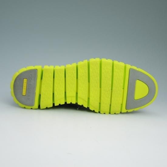 ほぼ試着程度★コールハーン SIZE 7.5【★ZERO GRAND/ゼログランド】グレー×イエロー/COLE HAAN★a784