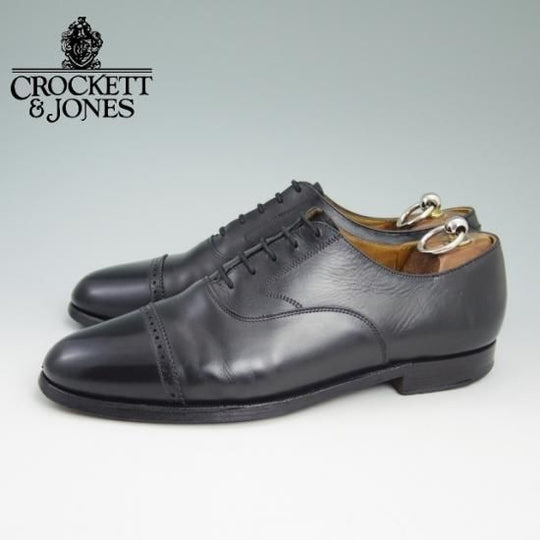 ★クロケット&ジョーンズ UK7/US7.5E【★ブルックスブラザーズ別注/Peal&co BROOKS BROTHERS/パンチドキャップトゥ】Crockett＆Jones★a786