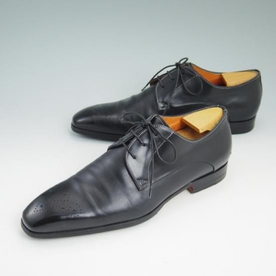 極上★サントーニ SIZE 5【定10万以上★ダービーシューズ】Santoni★a788