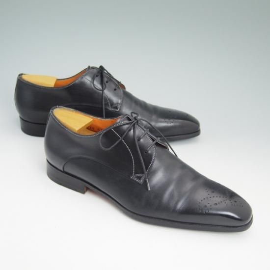 極上★サントーニ SIZE 5【定10万以上★ダービーシューズ】Santoni★a788