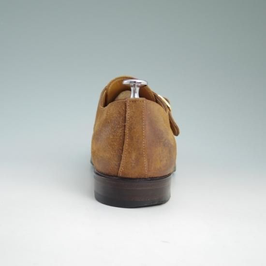 美品★フラテッリジャコメッティ 42【定11.8万★つま先コードバン】FG397-001 CULATTA CAVALLO/モンクストラップ/F.LLI Giacometti★a789