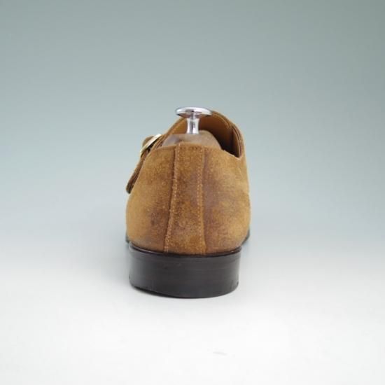 美品★フラテッリジャコメッティ 42【定11.8万★つま先コードバン】FG397-001 CULATTA CAVALLO/モンクストラップ/F.LLI Giacometti★a789