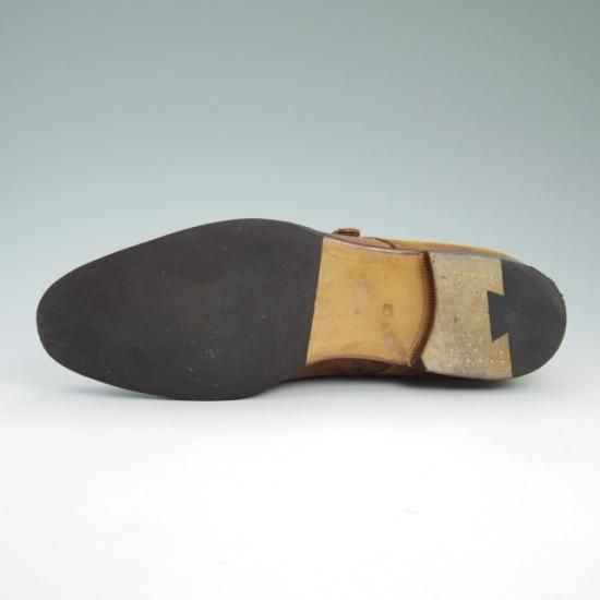 美品★フラテッリジャコメッティ 42【定11.8万★つま先コードバン】FG397-001 CULATTA CAVALLO/モンクストラップ/F.LLI Giacometti★a789