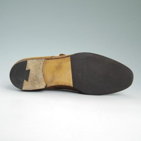 美品★フラテッリジャコメッティ 42【定11.8万★つま先コードバン】FG397-001 CULATTA CAVALLO/モンクストラップ/F.LLI Giacometti★a789