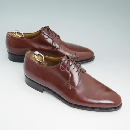 極美品★エンツォボナフェ SIZE 6.5【★デュプイ社レザー使用】プレーントゥ/ボナフェ/ENZO BONAFE★a790