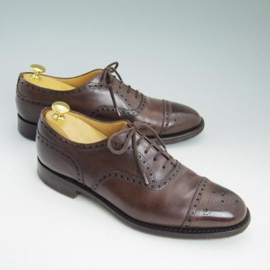 美品★チャーチ/65F/UK6.5【★ディプロマット/DIPLOMAT/173ラスト/セミブローグ】Church's★a791