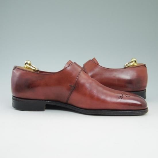 美品☆エドワードグリーン 7.5E【☆888ラスト/モンクストラップ