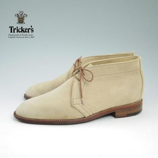 美品★トリッカーズ SIZE 6.5【★チャッカブーツ/スエード/n7169/ウォーターロックソール】Tricker's★a804