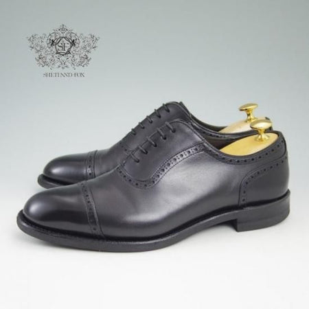 美品★シェットランドフォックス SIZE 6.5【★クォーターブローグ】ダイナイトソール/SHETLAND FOX★a819