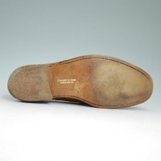 極美品★クロケット&ジョーンズ 7.5E【★Uチップ/CORNWALL/333ラスト】Crockett&Jones★a820