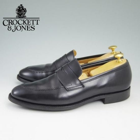 美品★クロケット&ジョーンズ 7E【★ダイナイトソール/SYDNEY/コインローファー/341ラスト】Crockett&Jones★a822