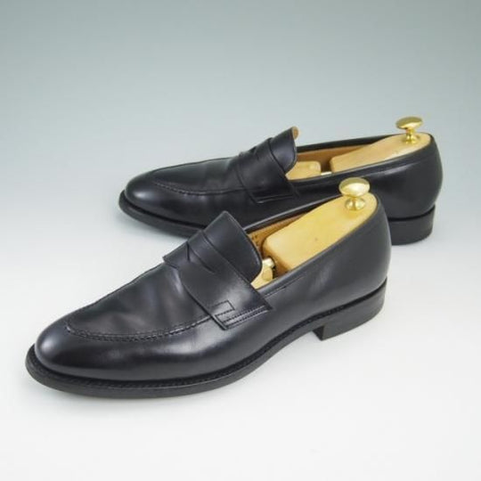 美品★クロケット&ジョーンズ 7E【★ダイナイトソール/SYDNEY/コインローファー/341ラスト】Crockett&Jones★a822