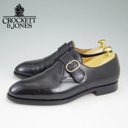 極上★クロケット&ジョーンズ 7D【★ハンドグレードライン/330ラスト/モンクストラップ/MORTIMER】Crockett&Jones★a823
