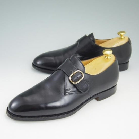 極上★クロケット&ジョーンズ 7D【★ハンドグレードライン/330ラスト/モンクストラップ/MORTIMER】Crockett&Jones★a823