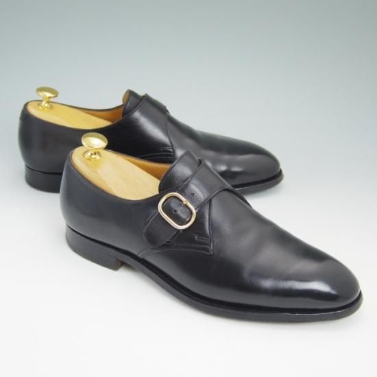 極上★クロケット&ジョーンズ 7D【★ハンドグレードライン/330ラスト/モンクストラップ/MORTIMER】Crockett&Jones★a823