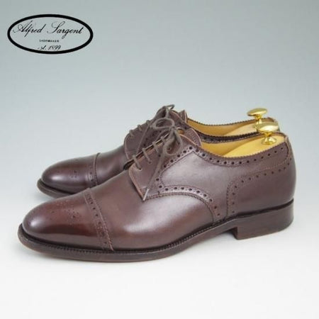 美品★アルフレッドサージェント UK7【★シップス別注/SHIPS Footwear Collection】セミブローグ/サージェント/Alfred Sargent★a824