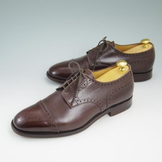 美品★アルフレッドサージェント UK7【★シップス別注/SHIPS Footwear Collection】セミブローグ/サージェント/Alfred Sargent★a824
