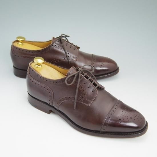 美品★アルフレッドサージェント UK7【★シップス別注/SHIPS Footwear Collection】セミブローグ/サージェント/Alfred Sargent★a824