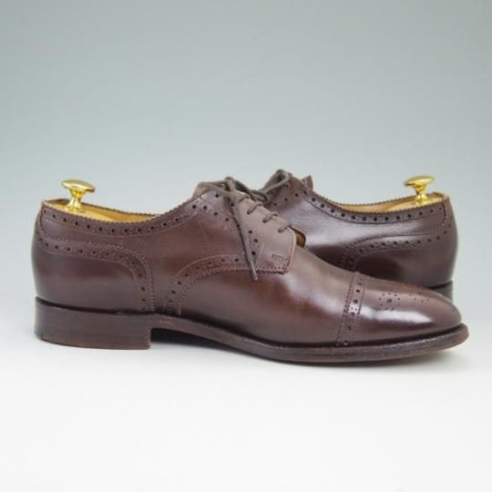 美品★アルフレッドサージェント UK7【★シップス別注/SHIPS Footwear Collection】セミブローグ/サージェント/Alfred Sargent★a824