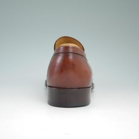 ★旧ボノーラ 5.5E【超希少★コインローファー】ハンドソーン分仕立て/ウッドネイル使用/BONORA★a829