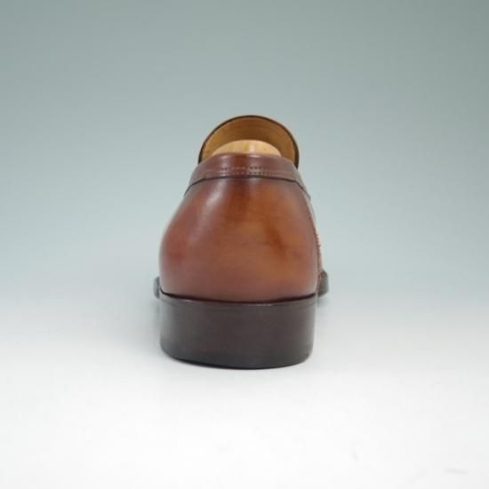 ★旧ボノーラ 5.5E【超希少★コインローファー】ハンドソーン分仕立て/ウッドネイル使用/BONORA★a829