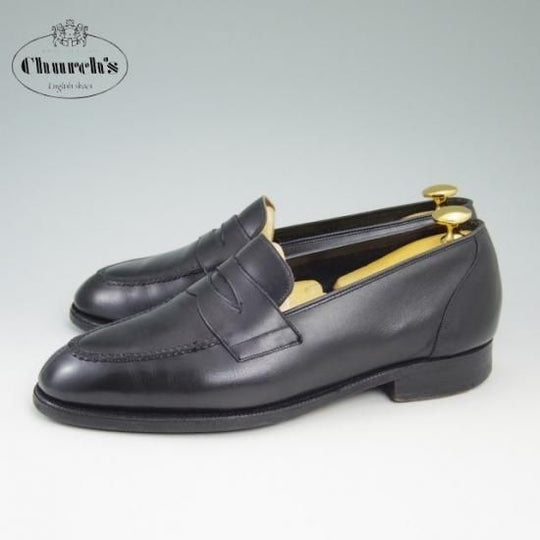 極上★チャーチ 65F/UK6.5/【★希少!!スキンステッチ仕様】コインローファー/Church's★a831