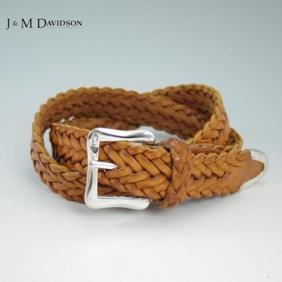 新品 【定価42,900円 】 J&M Davidsonベルト 28/70/30 J&M Davidson DAVIDSON ベルト カーフレザー 30mm J&Mデヴィッド
