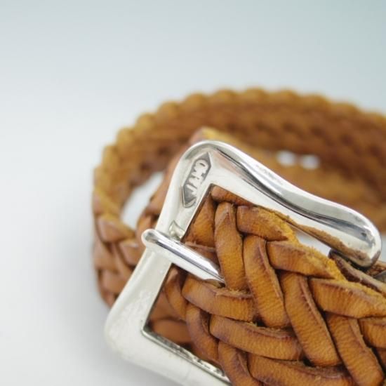 極上★J&Mデヴィッドソン 28インチ/70cm【★ユニセックス/男女兼用】メッシュベルト/ベルト/J&M Davidson★a816