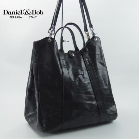 極上★ダニエル&ボブ【定価10.5万★クロドーロ/黒】ロディ/メンズ レザー トート バッグ/Daniel&Bob★N4735