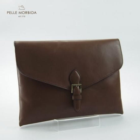 美品★ペッレモルビダ/PELLE MORBIDA【★エスプローラ/ESPLORA】クラッチバッグ/レザー/メンズ ビジネス バッグ★N4736